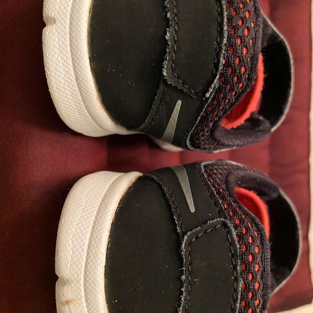 NIKE FLEX 2014 RN TD BLACK/HYPER PINK TODDLER 9C - Picture 3 of 5